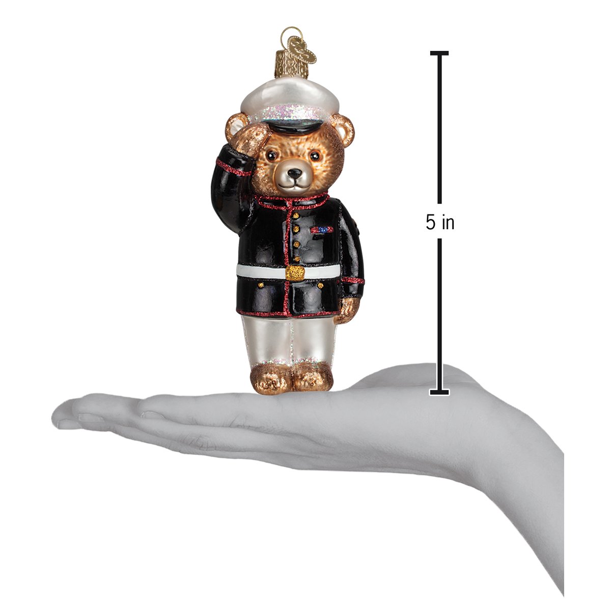 Marine Bear Ornament - Southlake Paws
