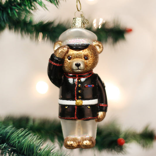 Marine Bear Ornament - Southlake Paws