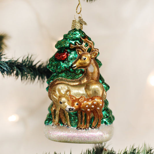 Deer Family Ornament - Southlake Paws