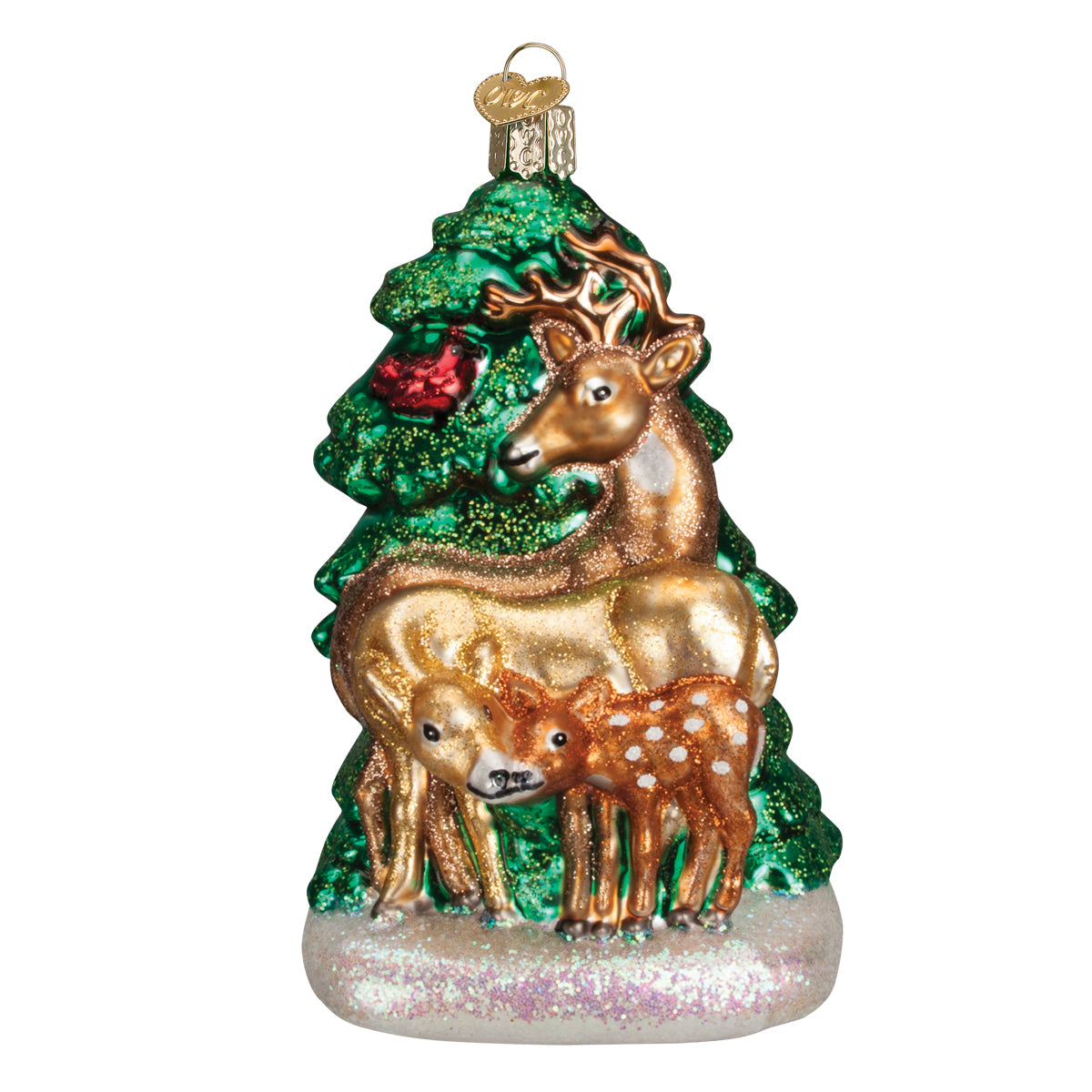 Deer Family Ornament - Southlake Paws