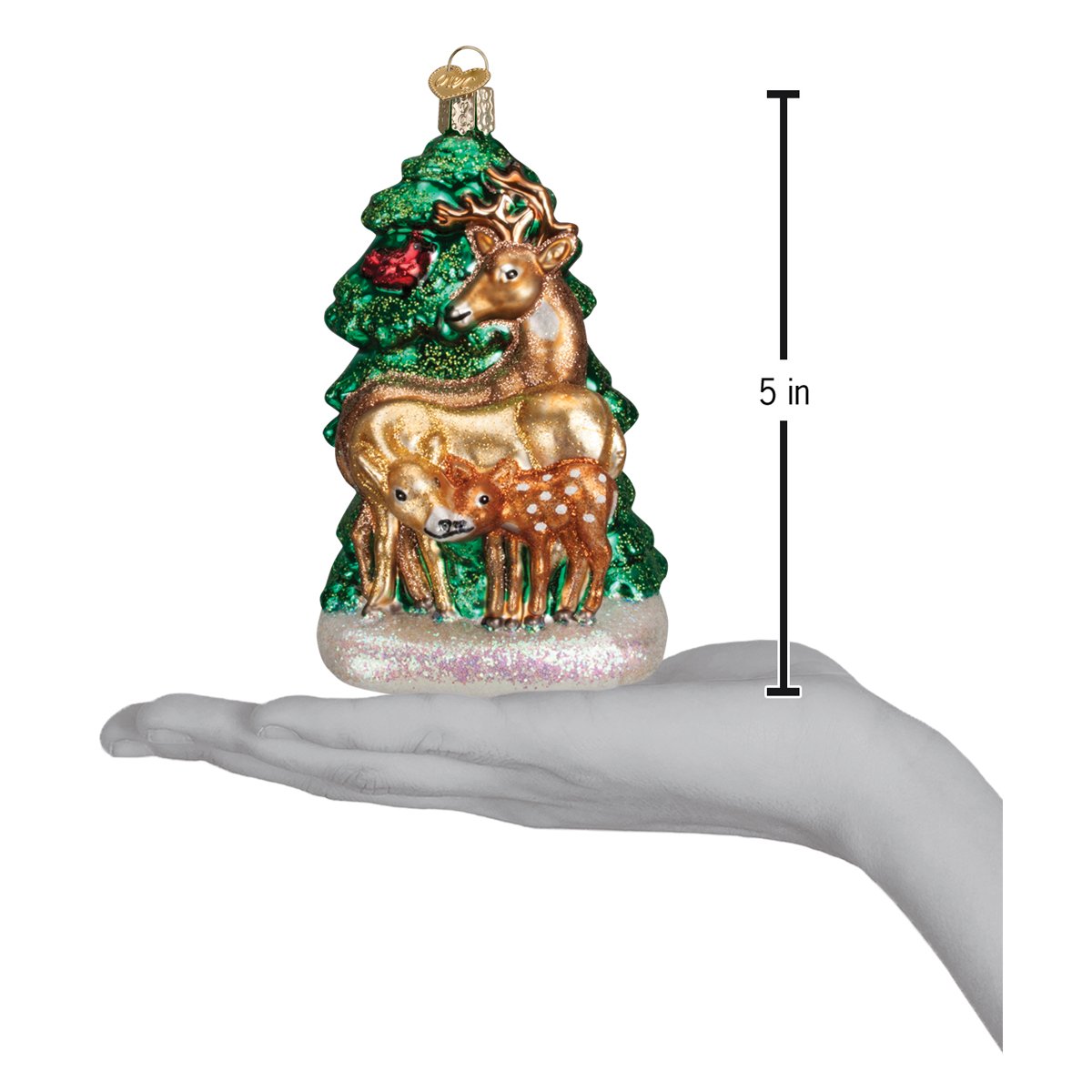 Deer Family Ornament - Southlake Paws