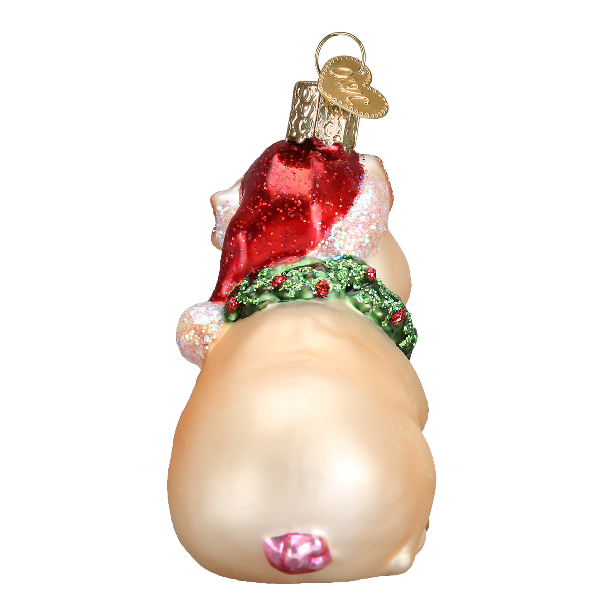 Holly Pig Ornament - Southlake Paws