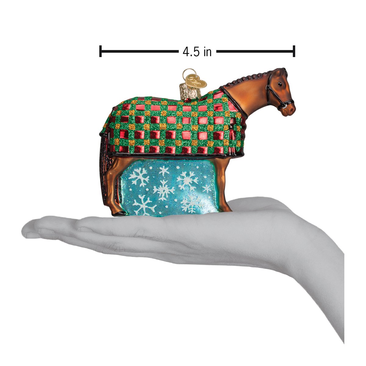 Snowflake Horse Ornament - Southlake Paws