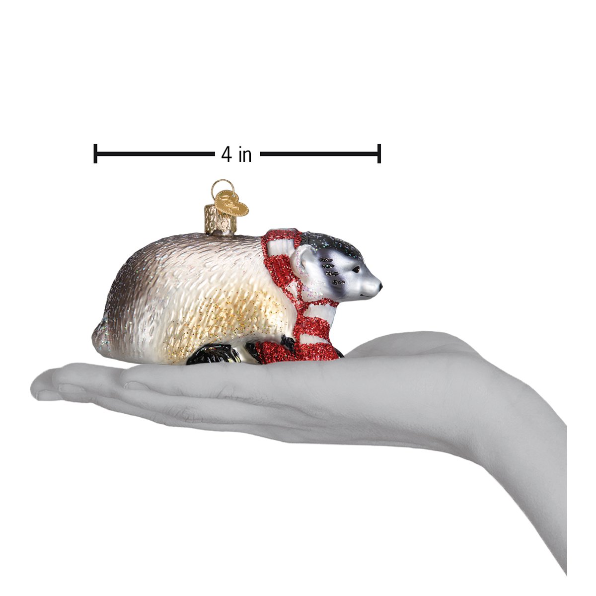 Badger Ornament - Southlake Paws