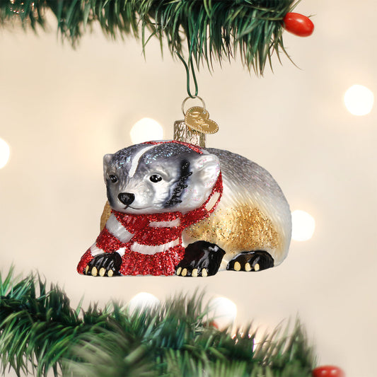 Badger Ornament - Southlake Paws