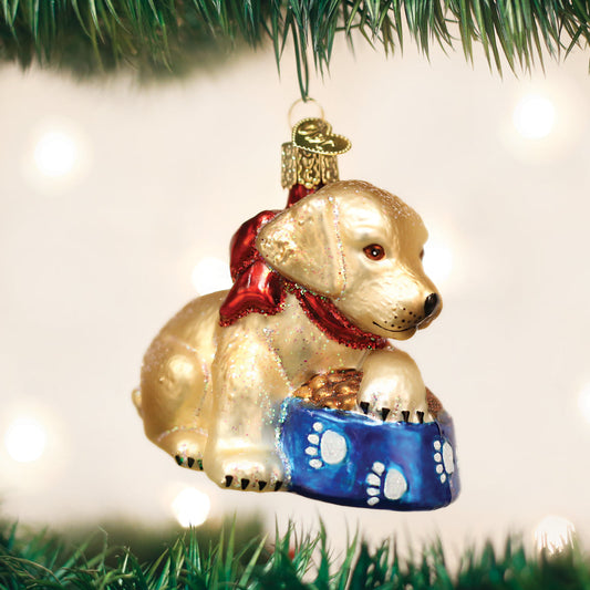 Labrador Pup Ornament - Southlake Paws