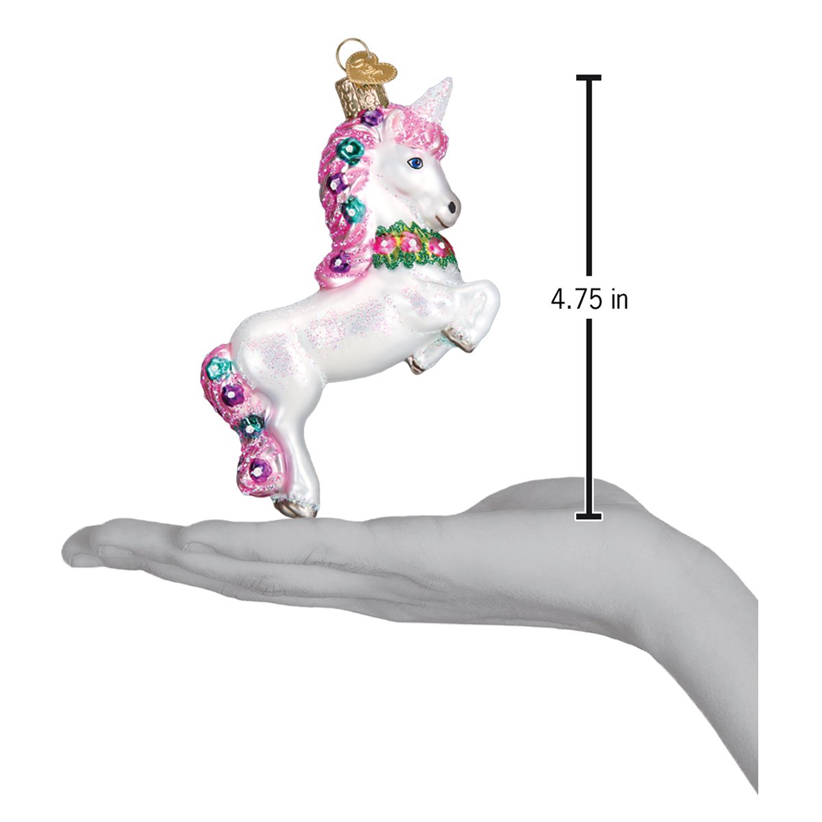 Prancing Unicorn Ornament - Southlake Paws