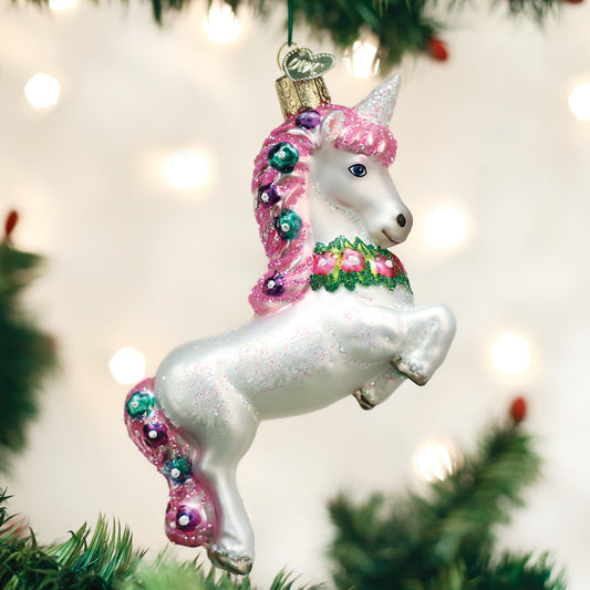 Prancing Unicorn Ornament - Southlake Paws