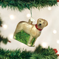 Load image into Gallery viewer, Standing Yellow Lab Ornament - Southlake Paws
