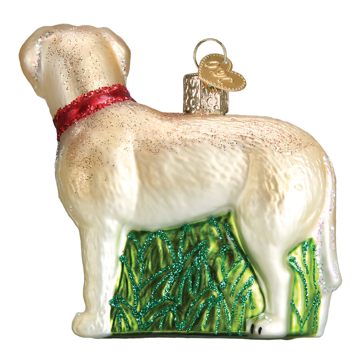 Standing Yellow Lab Ornament - Southlake Paws
