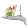 Load image into Gallery viewer, Standing Yellow Lab Ornament - Southlake Paws
