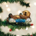 Load image into Gallery viewer, Floating Sea Otter Ornament - Southlake Paws
