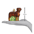 Load image into Gallery viewer, Standing Chocolate Lab Ornament - Southlake Paws
