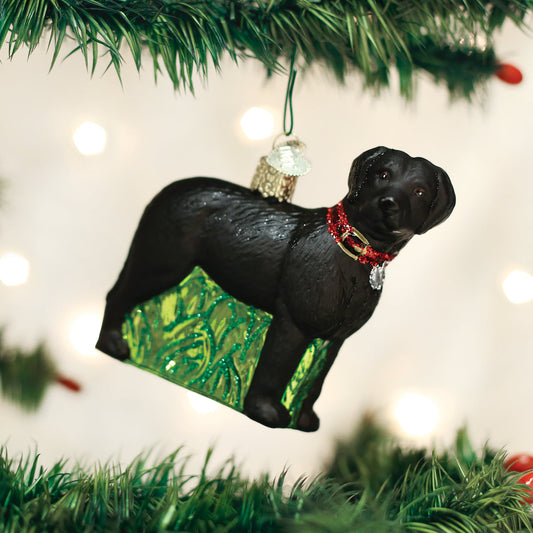 Standing Black Lab Ornament - Southlake Paws