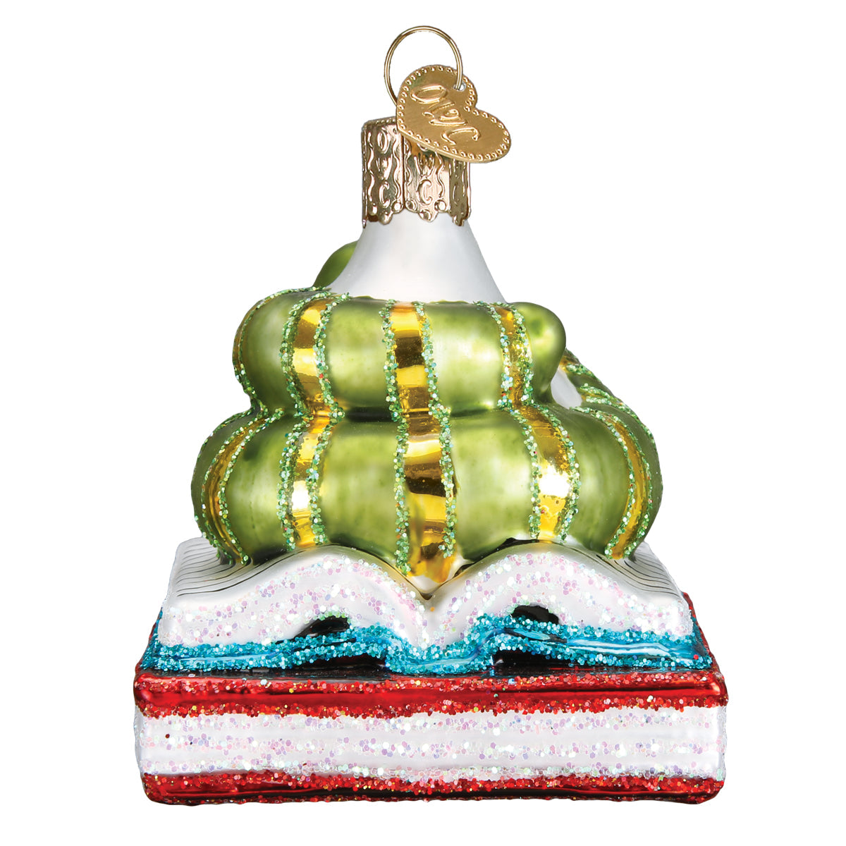 Bookworm Ornament - Southlake Paws