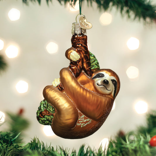 Christmas Sloth Ornament - Southlake Paws