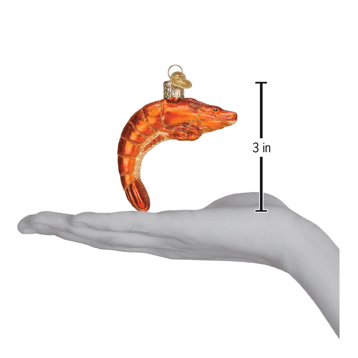 Shrimp Ornament - Southlake Paws