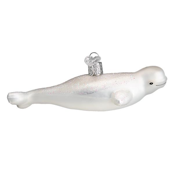 Beluga Whale Ornament - Southlake Paws