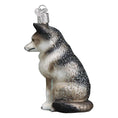 Load image into Gallery viewer, Sitting Wolf Ornament - Southlake Paws
