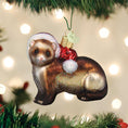Load image into Gallery viewer, Christmas Ferret Ornament - Southlake Paws
