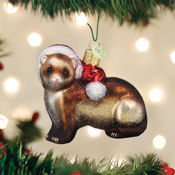 Christmas Ferret Ornament - Southlake Paws