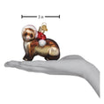Load image into Gallery viewer, Christmas Ferret Ornament - Southlake Paws
