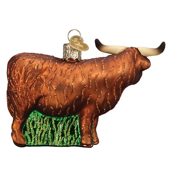 Highland Cow Christmas Ornament - Southlake Paws