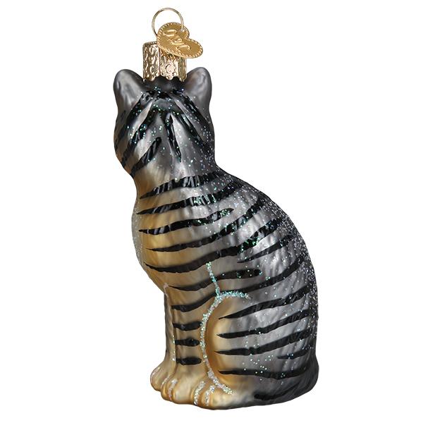 Tabby Cat ornament - Southlake Paws