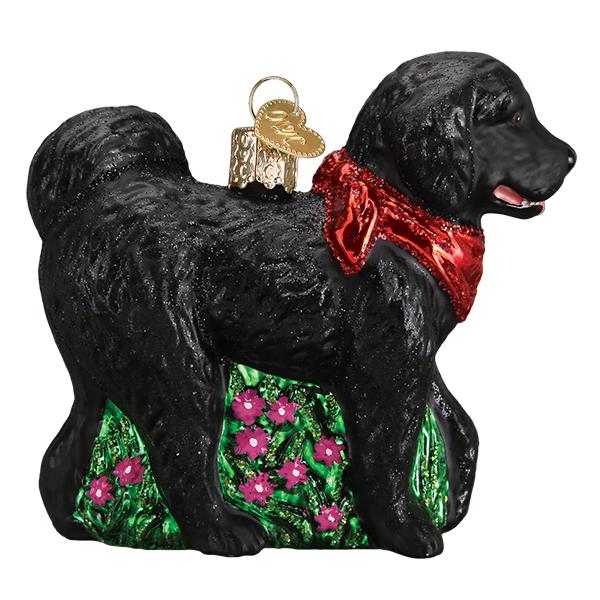 Black Doodle Dog Ornament - Southlake Paws