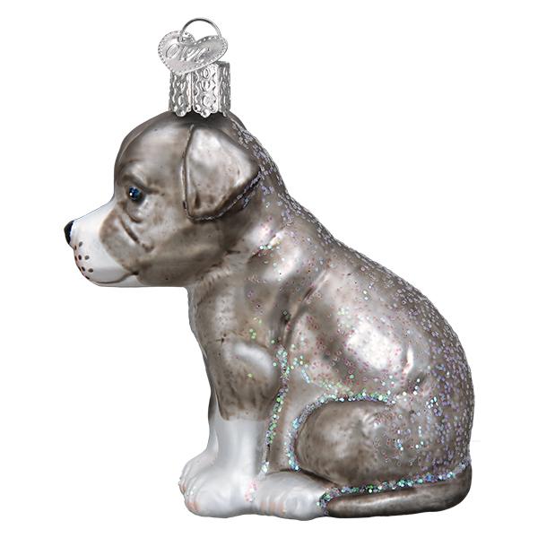 Puppy Pitbull Christmas Ornament - Southlake Paws