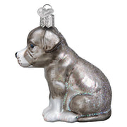 Puppy Pitbull Christmas Ornament