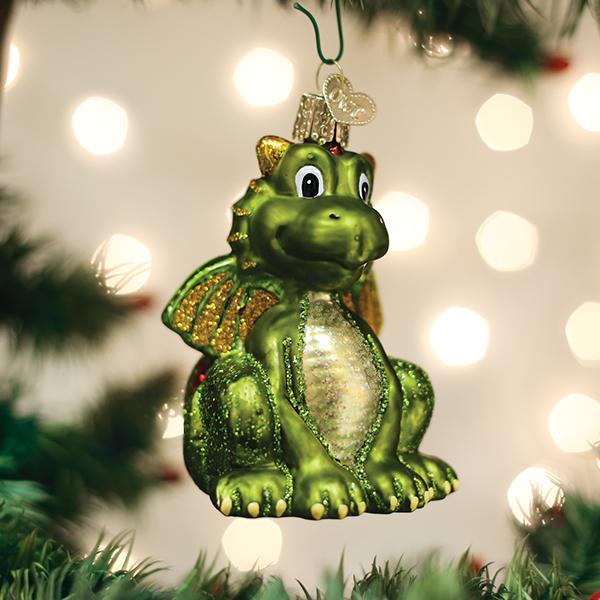 Little Dragon Ornament - Southlake Paws