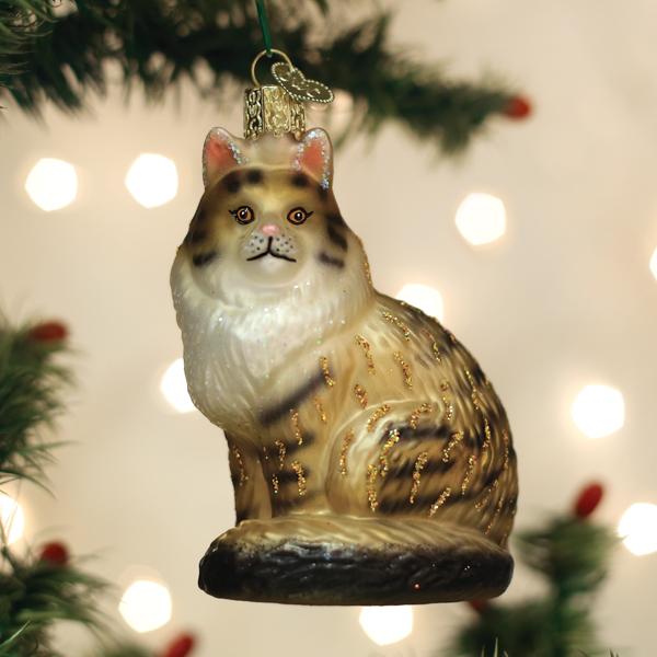 Maine Coon Cat Ornament - Southlake Paws