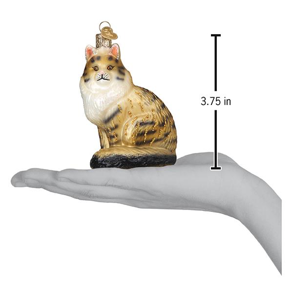 Maine Coon Cat Ornament - Southlake Paws