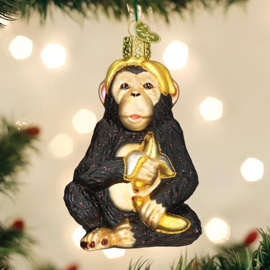 Chimpanzee Ornament - Southlake Paws