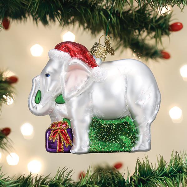 White Elephant Ornament - Southlake Paws