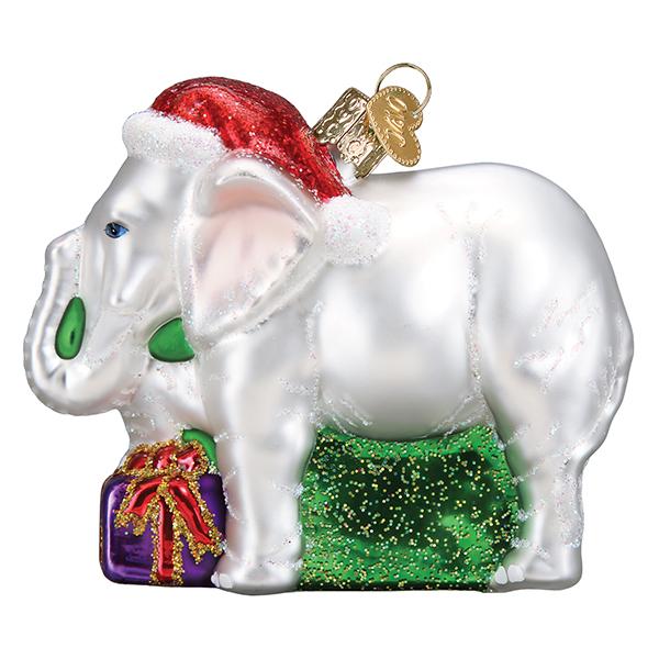 White Elephant Ornament - Southlake Paws