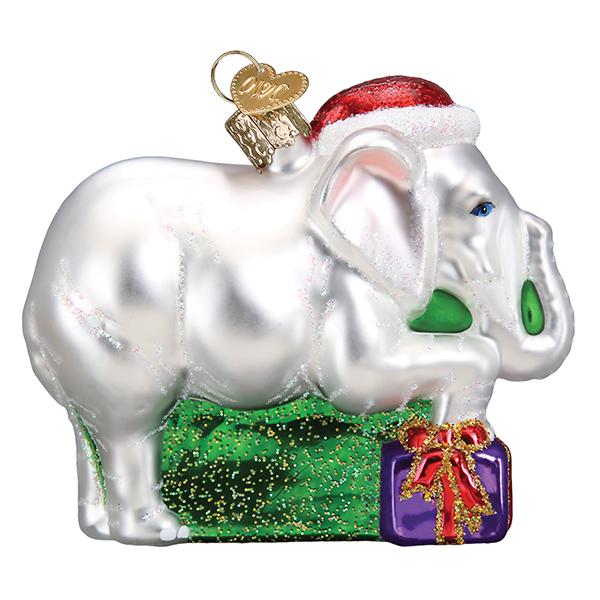 White Elephant Ornament - Southlake Paws
