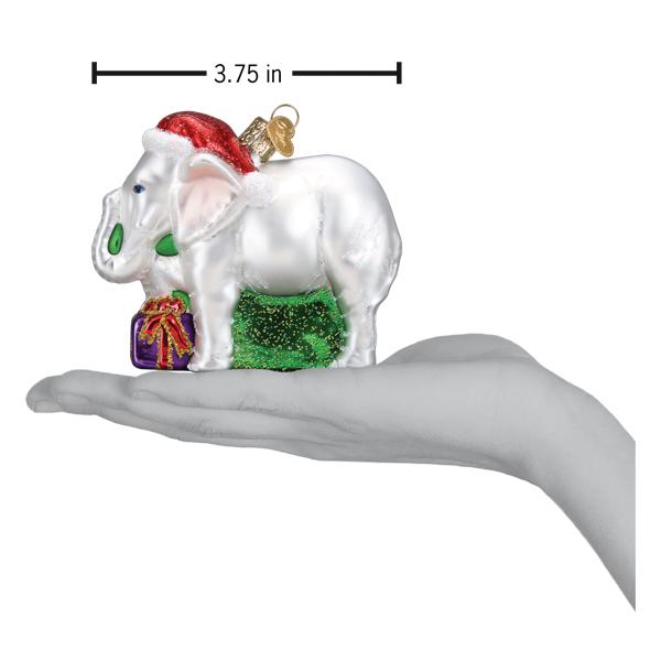 White Elephant Ornament - Southlake Paws