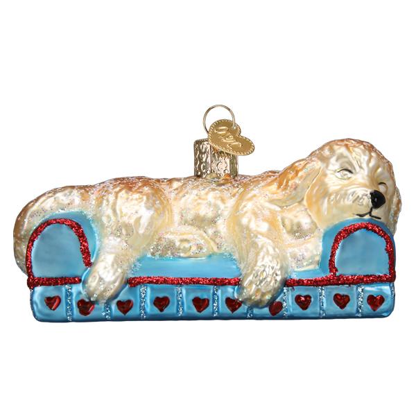 Sleepy Doodle Dog Ornament - Southlake Paws