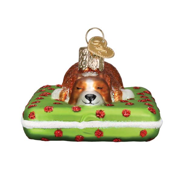 Sleepy Corgi Ornament - Southlake Paws