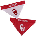 Load image into Gallery viewer, Oklahoma Sooners Reversible S/m Dog Bandana - College Game Day Pet Apparel
