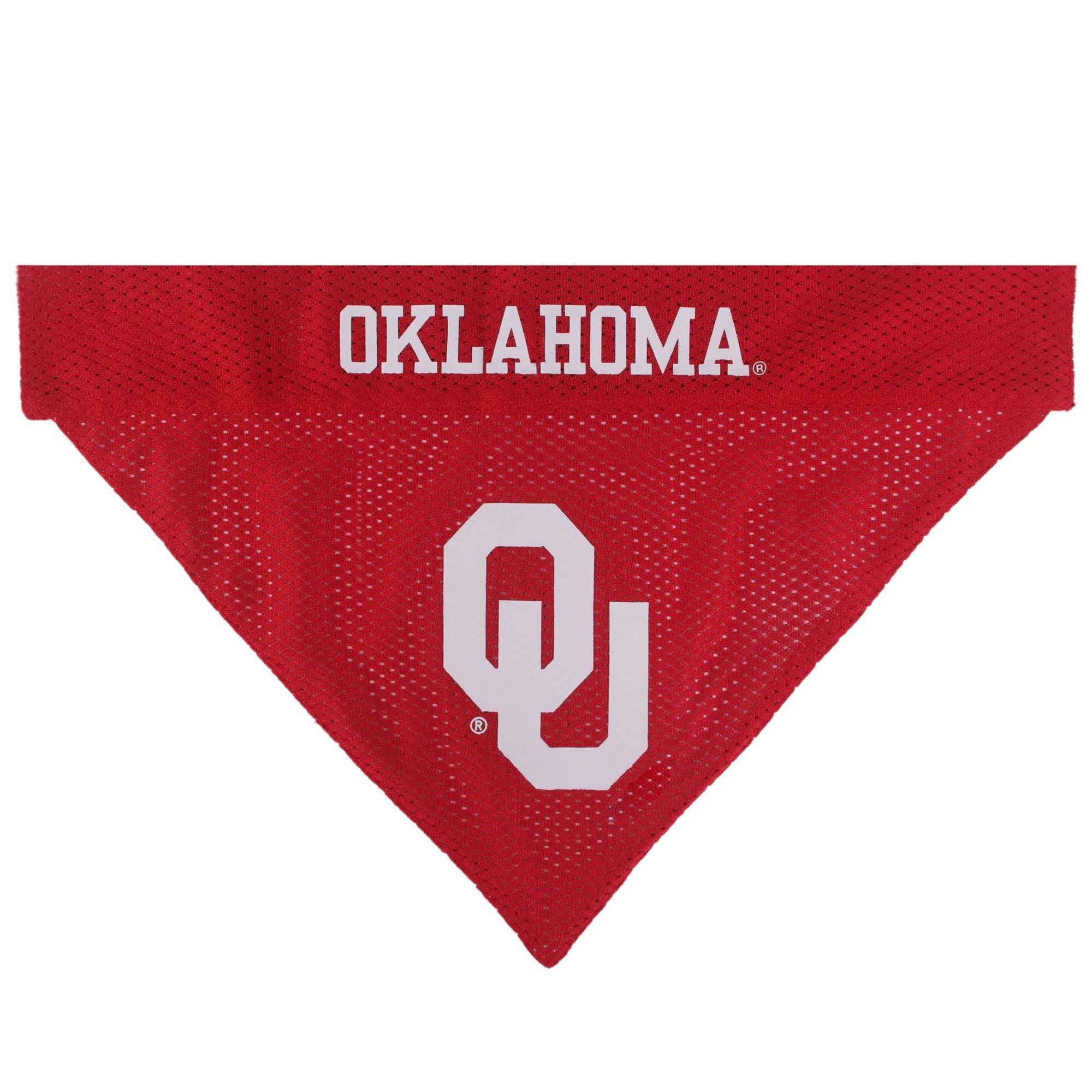 Oklahoma Sooners Reversible Dog Bandana - College Game Day Pet Apparel