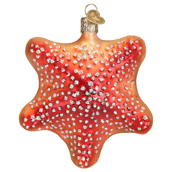 Red Starfish Ornament - Southlake Paws