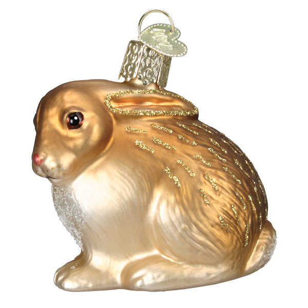 Tan Cottontail Bunny Ornament - Southlake Paws