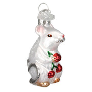 White Mouse Ornament