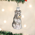 Load image into Gallery viewer, Grey Schnauzer Ornament - Southlake Paws
