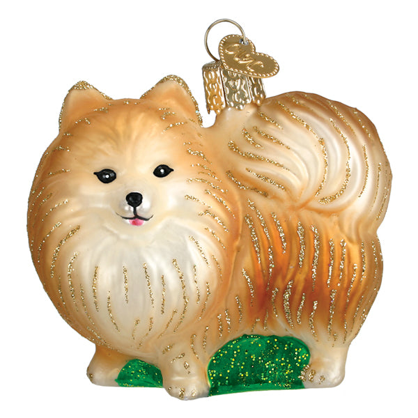 Standing Pomeranian Ornament - Southlake Paws