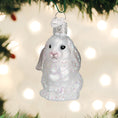 Load image into Gallery viewer, White Baby Bunny Ornament - Southlake Paws
