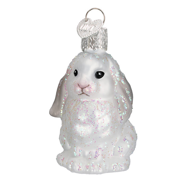 White Baby Bunny Ornament - Southlake Paws